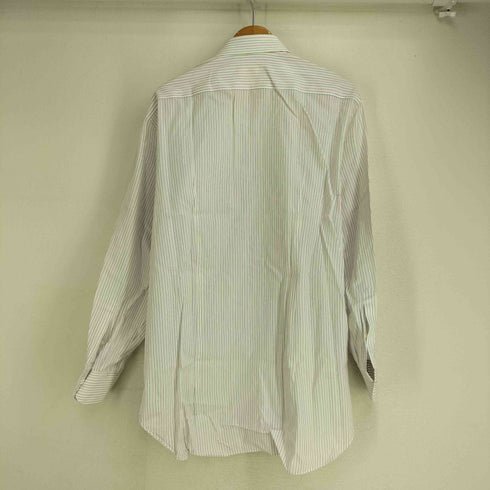 ブリオーニ BRIONI イタリア製 コットン ストライプ L/S シャツ メンズ  43/17